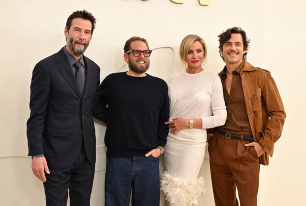 Apple TV Press Day Keanu Reeves, Jonah Hill, Cameron Diaz and Matt Bomer arriving to Apple TV Press Day at Barker Hanger on February 03, 2026 in Santa Monica, CA. Santa Monica Barker Hanger California USA Copyright: xLISAxOConnor AFF-USA.comx