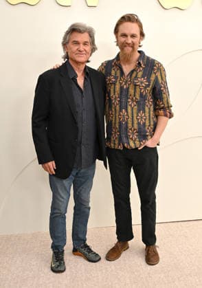 Apple TV Press Day Kurt Russell and Wyatt Russell arriving to Apple TV Press Day at Barker Hanger on February 03, 2026 in Santa Monica, CA. Santa Monica Barker Hanger California USA Copyright: xLISAxOConnor AFF-USA.comx