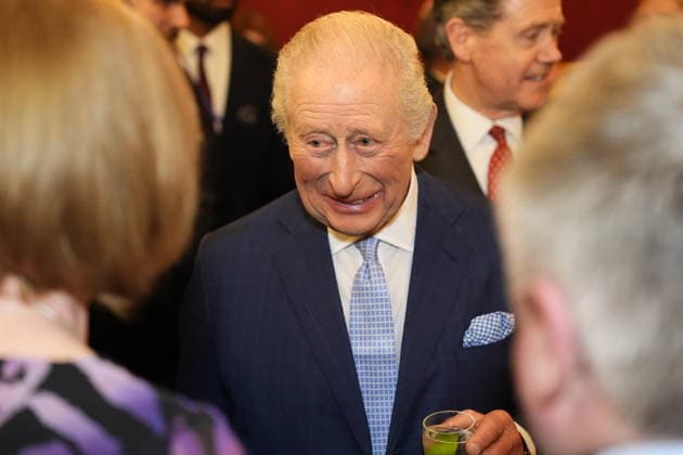 Communities reception at Clarence House King Charles III speaking to guests during a reception at St James s Palace in London, to recognise the work of employees of local and regional governments who serve communities throughout the United Kingdom. Picture date: Tuesday February 3, 2026., Credit:Jordan Pettitt Avalon UK, London  Copyright: xJordanxPettittx xAvalonx 1071842359