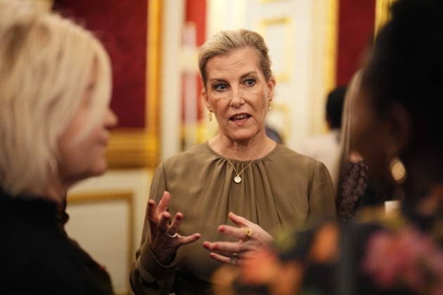 Communities reception with King Charles at Clarence House in London, UK, 03 February 2026 The Duchess of Edinburgh speaking to guests during a reception at St James s Palace in London, to recognise the work of employees of local and regional governments who serve communities throughout the United Kingdom. Picture date: Tuesday February 3, 2026., Credit:Jordan Pettitt Avalon UK, London  Copyright: xJordanxPettittx xAvalonx 1071842447