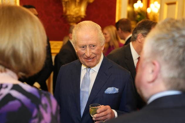 Communities reception with King Charles at Clarence House in London, UK, 03 February 2026 King Charles III speaking to guests during a reception at St James s Palace in London, to recognise the work of employees of local and regional governments who serve communities throughout the United Kingdom. Picture date: Tuesday February 3, 2026., Credit:Jordan Pettitt Avalon UK, London  Copyright: xJordanxPettittx xAvalonx 1071842548