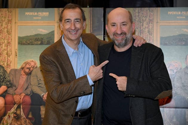 Milan, photocall for the film We ll Work When We Grow Up - Antonio Albanese, Giuseppe Sala  Copyright: xAlbertoxTerenghix xipa-agency.netx xComi Terenghix IPA_Agency_IPA70936368