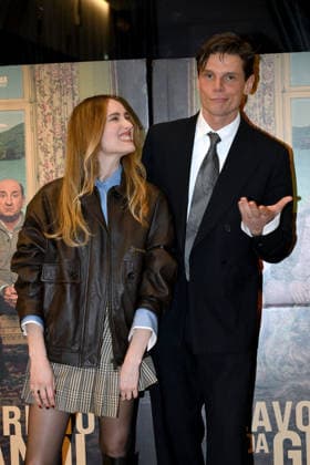 Milan, photocall for the film We ll Work When We Grow Up - Alessandro Egger, Claudia Stecher  Copyright: xAlbertoxTerenghix xipa-agency.netx xComi Terenghix IPA_Agency_IPA70936526