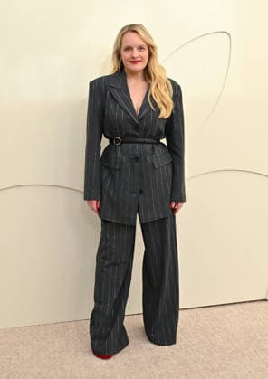 Apple TV Press Day Elisabeth Moss arriving to Apple TV Press Day at Barker Hanger on February 03, 2026 in Santa Monica, CA. Santa Monica Barker Hanger California USA Copyright: xLISAxOConnor AFF-USA.comx