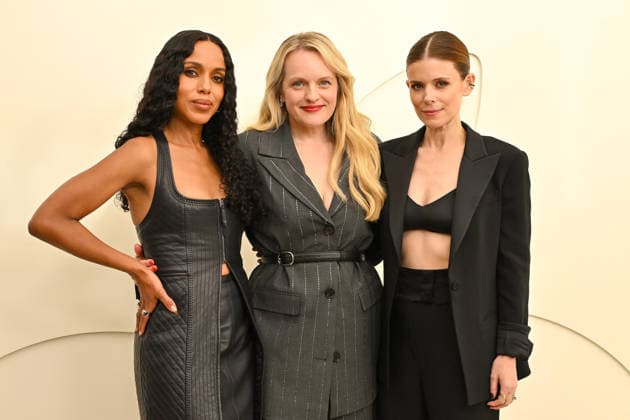 Apple TV Press Day Kerry Washington, Elisabeth Moss and Kate Mara arriving to Apple TV Press Day at Barker Hanger on February 03, 2026 in Santa Monica, CA. Santa Monica Barker Hanger California USA Copyright: xLISAxOConnor AFF-USA.comx