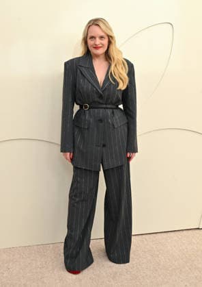 Apple TV Press Day Elisabeth Moss arriving to Apple TV Press Day at Barker Hanger on February 03, 2026 in Santa Monica, CA. Santa Monica Barker Hanger California USA Copyright: xLISAxOConnor AFF-USA.comx
