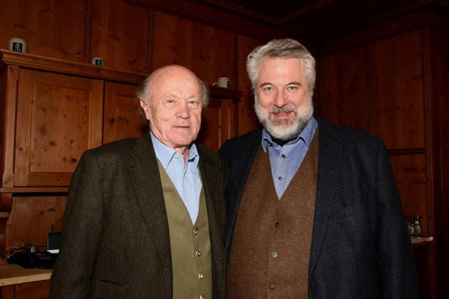 Hans Stadlbauer Schauspieler Dieter Fischer Schauspieler Muenchen 03.02.2026 Augustiner Stammhaus Iberl Buehne Premiere Weiberwirtschaft Foto Muenchen