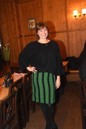 Kathrin Anna Stahl Schauspielerin Muenchen 03.02.2026 Augustiner Stammhaus Iberl Buehne Premiere Weiberwirtschaft Foto Muenchen