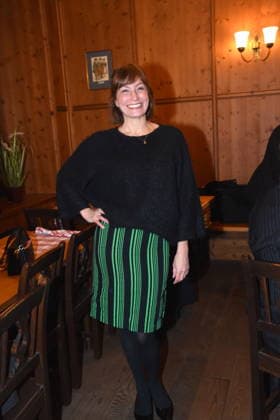 Kathrin Anna Stahl Schauspielerin Muenchen 03.02.2026 Augustiner Stammhaus Iberl Buehne Premiere Weiberwirtschaft Foto Muenchen