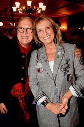 Roy Dubowny Wirt a.D. Diana Koerner Schauspielerin Muenchen 03.02.2026 Augustiner Stammhaus Iberl Buehne Premiere Weiberwirtschaft Foto Muenchen
