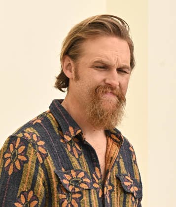 03 February, 2026 - Los Angeles, California -Wyatt Russell. Apple TV Press Day held at Barker Hangar in Los Angeles. Santa Monica USA - ZUMAa123 20260203_zaa_a123_205 Copyright: xADx