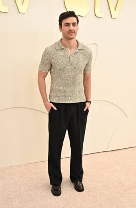 03 February, 2026 - Los Angeles, California - Charlie Hall . Apple TV Press Day held at Barker Hangar in Los Angeles. Santa Monica USA - ZUMAa123 20260203_zaa_a123_287 Copyright: xADx