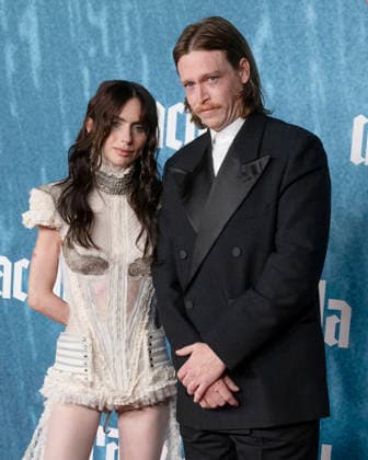 February 3, 2026, Hollywood, California, USA: ZOo¹ BLEU and CALEB LANDRY attend the Dracula Los Angeles red carpet Premiere. Hollywood USA - ZUMAb173 20260203_aap_b173_068 Copyright: xBillyxBennightx