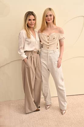 03 February, 2026 - Los Angeles, California - Michelle Pfeiffer, Elle Fanning. Apple TV Press Day held at Barker Hangar in Los Angeles. Santa Monica USA - ZUMAa123 20260203_zaa_a123_429 Copyright: xADx