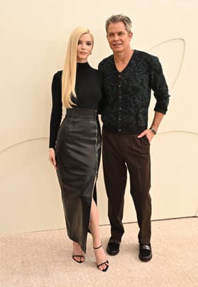 03 February, 2026 - Los Angeles, California - Anya Taylor-Joy, Timothy Olyphant. Apple TV Press Day held at Barker Hangar in Los Angeles. Santa Monica USA - ZUMAa123 20260203_zaa_a123_397 Copyright: xADx