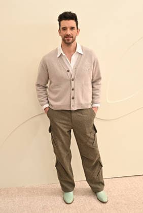 03 February, 2026 - Los Angeles, California - Michael Urie. Apple TV Press Day held at Barker Hangar in Los Angeles. Santa Monica USA - ZUMAa123 20260203_zaa_a123_391 Copyright: xADx