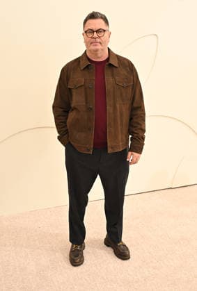 03 February, 2026 - Los Angeles, California - Nick Offerman. Apple TV Press Day held at Barker Hangar in Los Angeles. Santa Monica USA - ZUMAa123 20260203_zaa_a123_450 Copyright: xADx