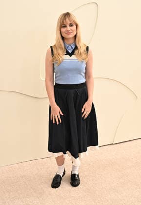 03 February, 2026 - Los Angeles, California - Angourie Rice. Apple TV Press Day held at Barker Hangar in Los Angeles. Santa Monica USA - ZUMAa123 20260203_zaa_a123_301 Copyright: xADx