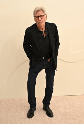 03 February, 2026 - Los Angeles, California -Harrison Ford. Apple TV Press Day held at Barker Hangar in Los Angeles. Santa Monica USA - ZUMAa123 20260203_zaa_a123_506 Copyright: xADx