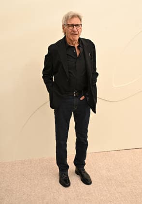 03 February, 2026 - Los Angeles, California -Harrison Ford. Apple TV Press Day held at Barker Hangar in Los Angeles. Santa Monica USA - ZUMAa123 20260203_zaa_a123_532 Copyright: xADx