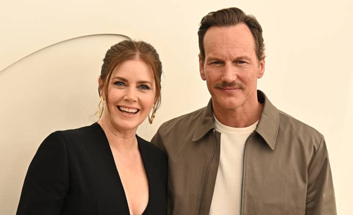 03 February, 2026 - Los Angeles, California -Amy Adams, Patrick Wilson. Apple TV Press Day held at Barker Hangar in Los Angeles. Santa Monica USA - ZUMAa123 20260203_zaa_a123_548 Copyright: xADx