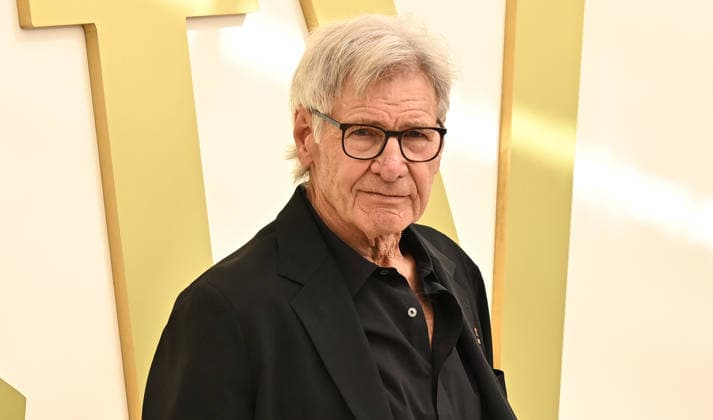 03 February, 2026 - Los Angeles, California -Harrison Ford. Apple TV Press Day held at Barker Hangar in Los Angeles. Santa Monica USA - ZUMAa123 20260203_zaa_a123_549 Copyright: xADx