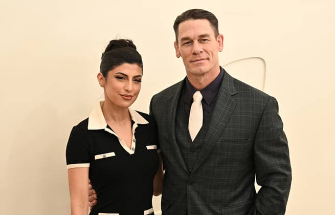 03 February, 2026 - Los Angeles, California -Shay Shariatzadeh, John Cena. Apple TV Press Day held at Barker Hangar in Los Angeles. Santa Monica USA - ZUMAa123 20260203_zaa_a123_580 Copyright: xADx