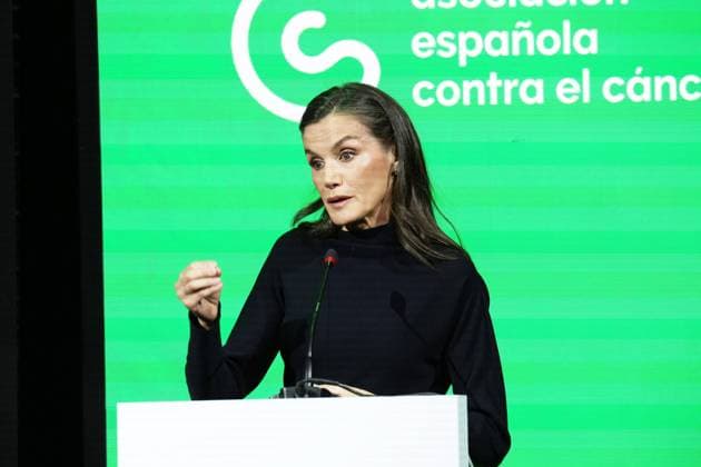Spanish Queen Letizia attending Cancer world day in Madrid on Wednesday, 4 February 2026. Cordon Press 