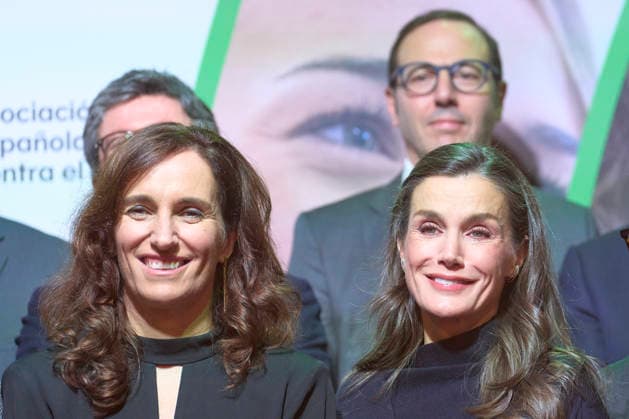 04-02-2026 Madrid Queen Letizia during the offcial ceremony for the world cancer day, with the theme United by Unique, at the Green Patio space in Madrid. No Spain Â  Copyright: xPPEx
