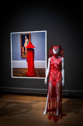 Berlin Mitte Tiergarten; das Kulturforum: Gemäldegalerie im Rahmen der Fashion Week: Gallery Looks Modeinszenierungen in der Gemäldegalerie - 04.02.2026 Kulturforum