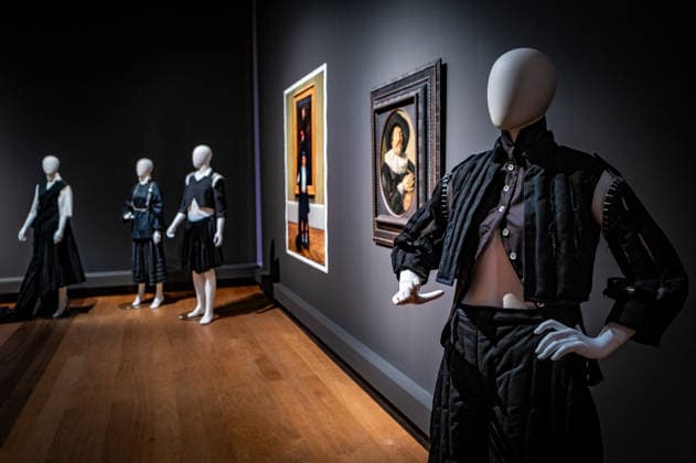 Berlin Mitte Tiergarten; das Kulturforum: Gemäldegalerie im Rahmen der Fashion Week: Gallery Looks Modeinszenierungen in der Gemäldegalerie - 04.02.2026 Kulturforum