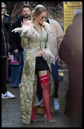 . 04 02 2026. London, United Kingdom. Margot Robbie leaving a photo-call in London for her new film Wuthering Heights .  xStephenxLockx xi-Imagesx IIM-26544-0017