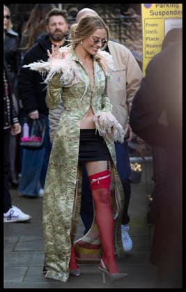 . 04 02 2026. London, United Kingdom. Margot Robbie leaving a photo-call in London for her new film Wuthering Heights .  xStephenxLockx xi-Imagesx IIM-26544-0020