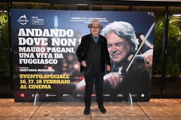 Milan, Preview of the Film Andando Dove Non So (Going Where I Don t Know), Mauro Pagani s life on the run. Pictured: Mauro Pagani  Copyright: xSimonexComix xipa-agency.netx xComi Terenghix IPA_Agency_IPA70976646