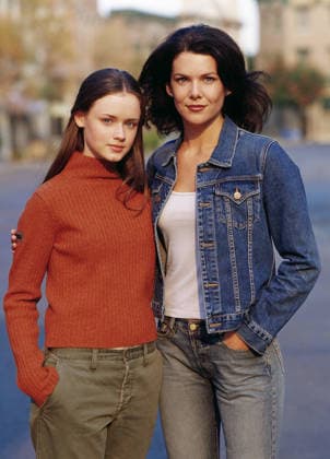 RECORD DATE NOT STATED Gilmore Girls Alexis Bledel, Lauren Graham 2001 Photo by Frank Ockenfels EDITORIAL USE ONLY  Copyright: x