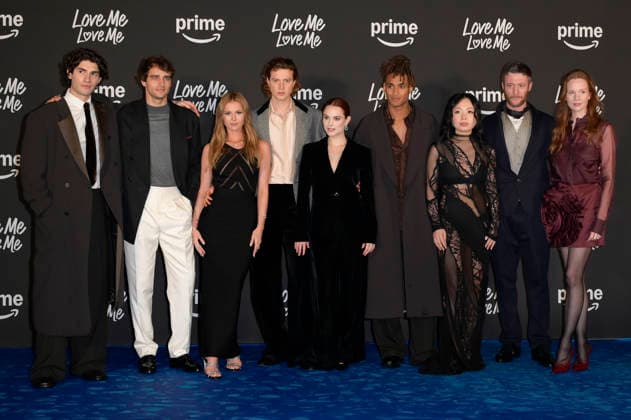 Love Me Love Me blu carpet in Rome, Italy - 04 Feb 2026 Cast of the movie attend the blu carpet of Prime Video movie Love Me Love Me at Auditorium Parco della Musica. Rome Italy Copyright: xMarioxCartellix xSOPAxImagesx _DSC6389