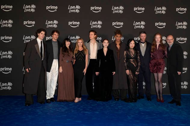 Love Me Love Me blu carpet in Rome, Italy - 04 Feb 2026 Cast of the movie attend the blu carpet of Prime Video movie Love Me Love Me at Auditorium Parco della Musica. Rome Italy Copyright: xMarioxCartellix xSOPAxImagesx _DSC6394