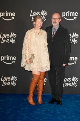 February 4, 2026, Rome, Italy: Mary Mehagian (l) and Roger Kumble (r) attend the blu carpet of Prime Video movie Love Me Love Me at Auditorium Parco della Musica. Rome Italy - ZUMAs197 20260204_aaa_s197_196 Copyright: xMarioxCartellix