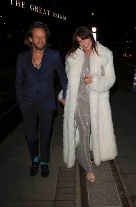 Davina McCall Davina McCall™s and her hairstylist husband Michael Douglas, looked smitten and full of laughter having one and award the loved up pair are seen leaving The Broadcast Awards after show party London, England. FEBRUARY 04 2026:, Credit:Smart Pictures Avalon  Copyright: xSmartxPicturesx xAvalonx 1072153361