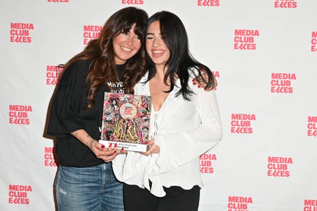 8th Trophees mediaClub Elles - Paris Elsa Wolinski and Miel Abitbol (Trophee Revelation) attending the 8th ceremony of the Trophees mediaClub’Elles, held at Hotel de Lassay (French National Assembly), in Paris, France, on February 4th, 2026. Photo by Mireille Ampilhac ABACAPRESS.COM Paris France  Copyright: xAmpilhacxMireille ABACAx