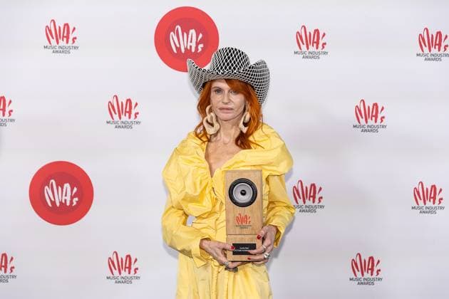 Singer Axelle Red (Fabienne Demal) pictured during the 18th edition of the MIA s, Music Industry Awards, award show, in Brussels, Wednesday 04 February 2026. The MIA awards are handed out by the VRT and VI.BE.  JAMESxARTHURxGEKIERE 161169735