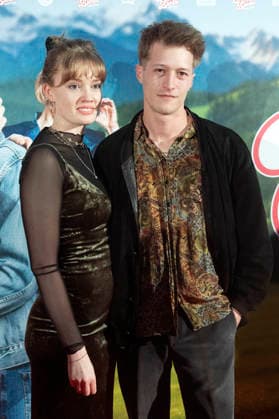 Gilles Marti mit Begleitung bei der Weltpremiere des Kinofilms Ewigi Liebi im Abaton. Zürich, 04.02.2026