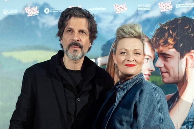 Pasquale Aleardi und Susanne Kunz bei der Weltpremiere des Kinofilms Ewigi Liebi im Abaton. Zürich, 04.02.2026