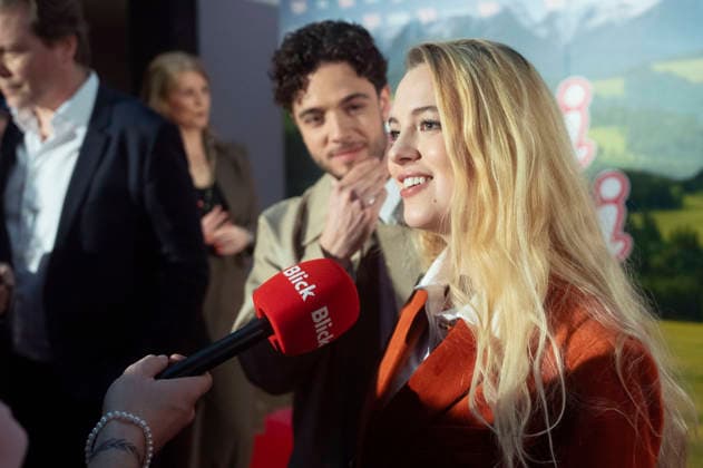 Luca Hänni und Elena Flury bei der Weltpremiere des Kinofilms Ewigi Liebi im Abaton. Zürich, 04.02.2026