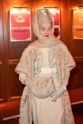Britt Kania bei der Premiere des Theaterstücks Klangrazzia 2.0 in der Bar jeder Vernunft. Berlin, 04.02.2026