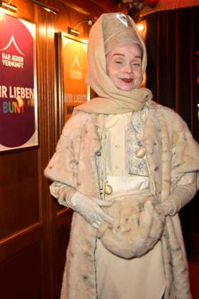 Britt Kania bei der Premiere des Theaterstücks Klangrazzia 2.0 in der Bar jeder Vernunft. Berlin, 04.02.2026