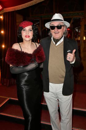 Pauline Stolze und Lo Graf von Blickensdorf bei der Premiere des Theaterstücks Klangrazzia 2.0 in der Bar jeder Vernunft. Berlin, 04.02.2026