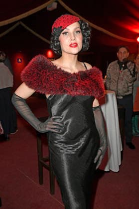 Pauline Stolze bei der Premiere des Theaterstücks Klangrazzia 2.0 in der Bar jeder Vernunft. Berlin, 04.02.2026