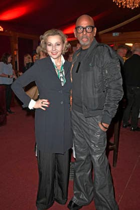 Dana Golombek und Pierre Sanoussi-Bliss bei der Premiere des Theaterstücks Klangrazzia 2.0 in der Bar jeder Vernunft. Berlin, 04.02.2026