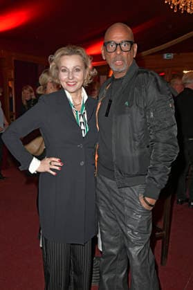Dana Golombek und Pierre Sanoussi-Bliss bei der Premiere des Theaterstücks Klangrazzia 2.0 in der Bar jeder Vernunft. Berlin, 04.02.2026